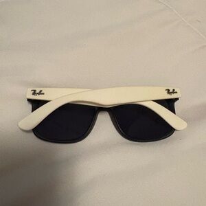 Ray-Ban Cream and Black Sunglasses